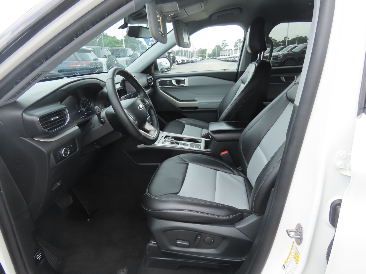 2023 Ford Explorer XLT Star White Metallic Tri-Coat at Planet Ford