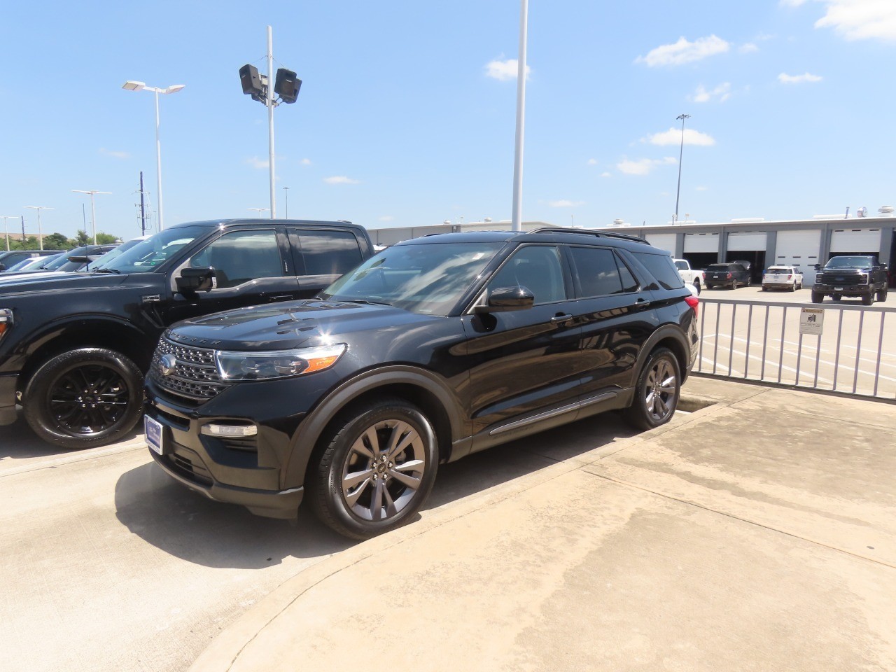 2023 Ford Explorer XLT Agate Black Metallic at Planet Ford