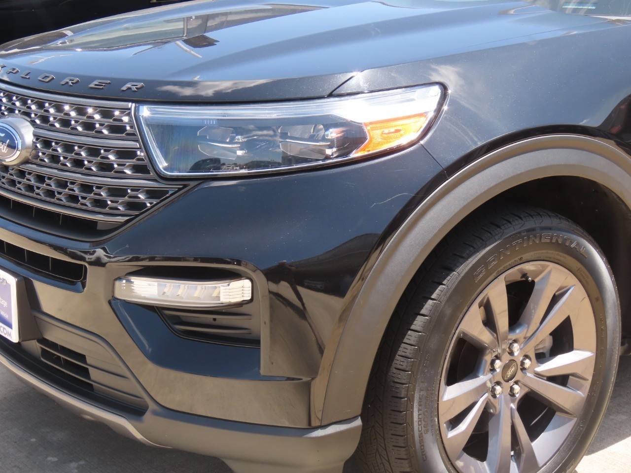 2023 Ford Explorer XLT Agate Black Metallic at Planet Ford