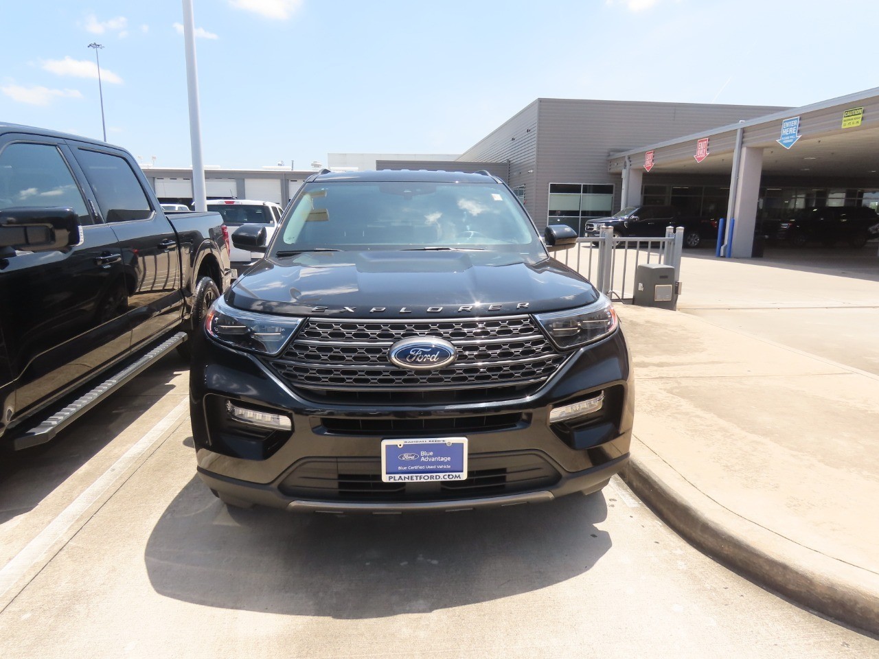2023 Ford Explorer XLT Agate Black Metallic at Planet Ford