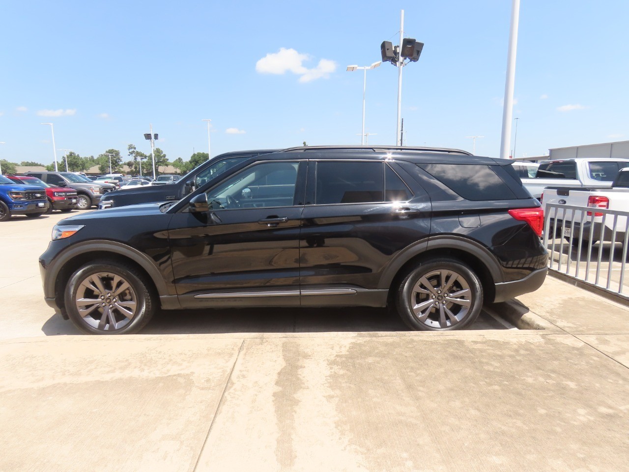 2023 Ford Explorer XLT Agate Black Metallic at Planet Ford