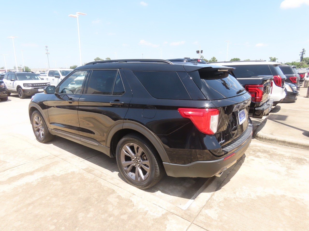 2023 Ford Explorer XLT Agate Black Metallic at Planet Ford