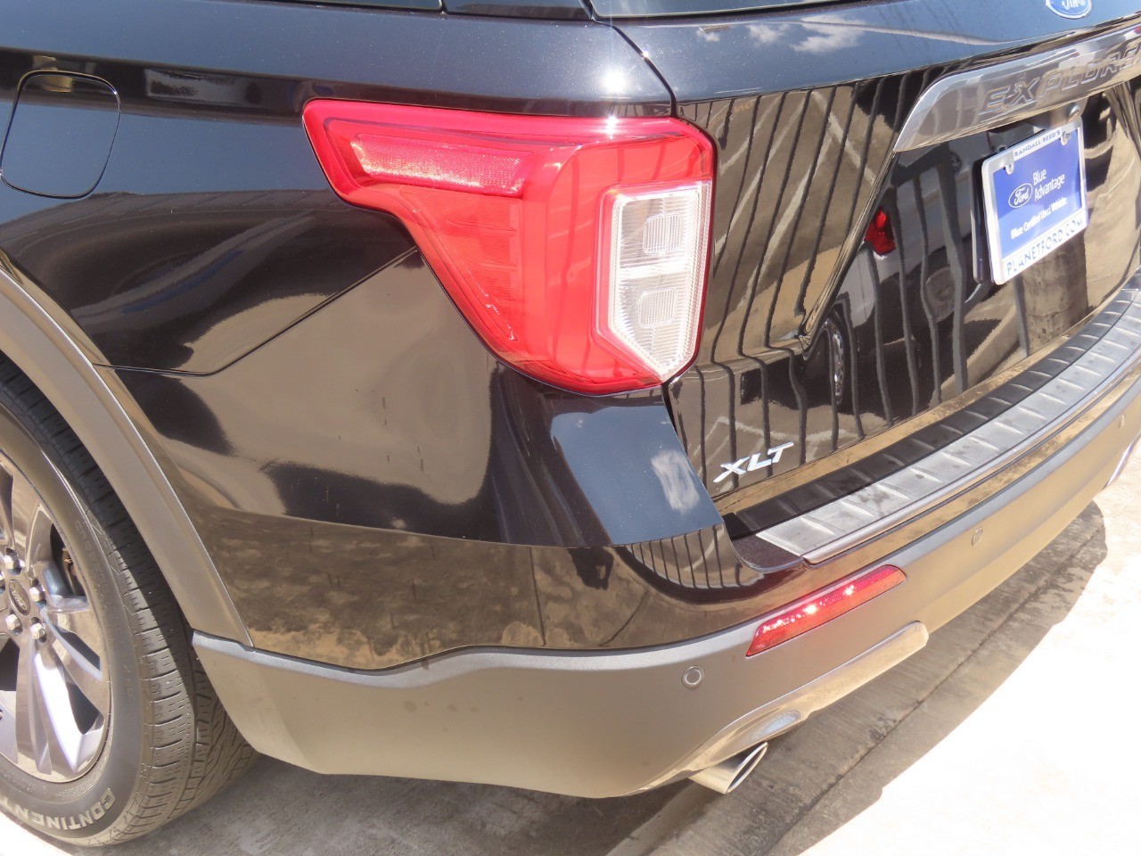 2023 Ford Explorer XLT Agate Black Metallic at Planet Ford