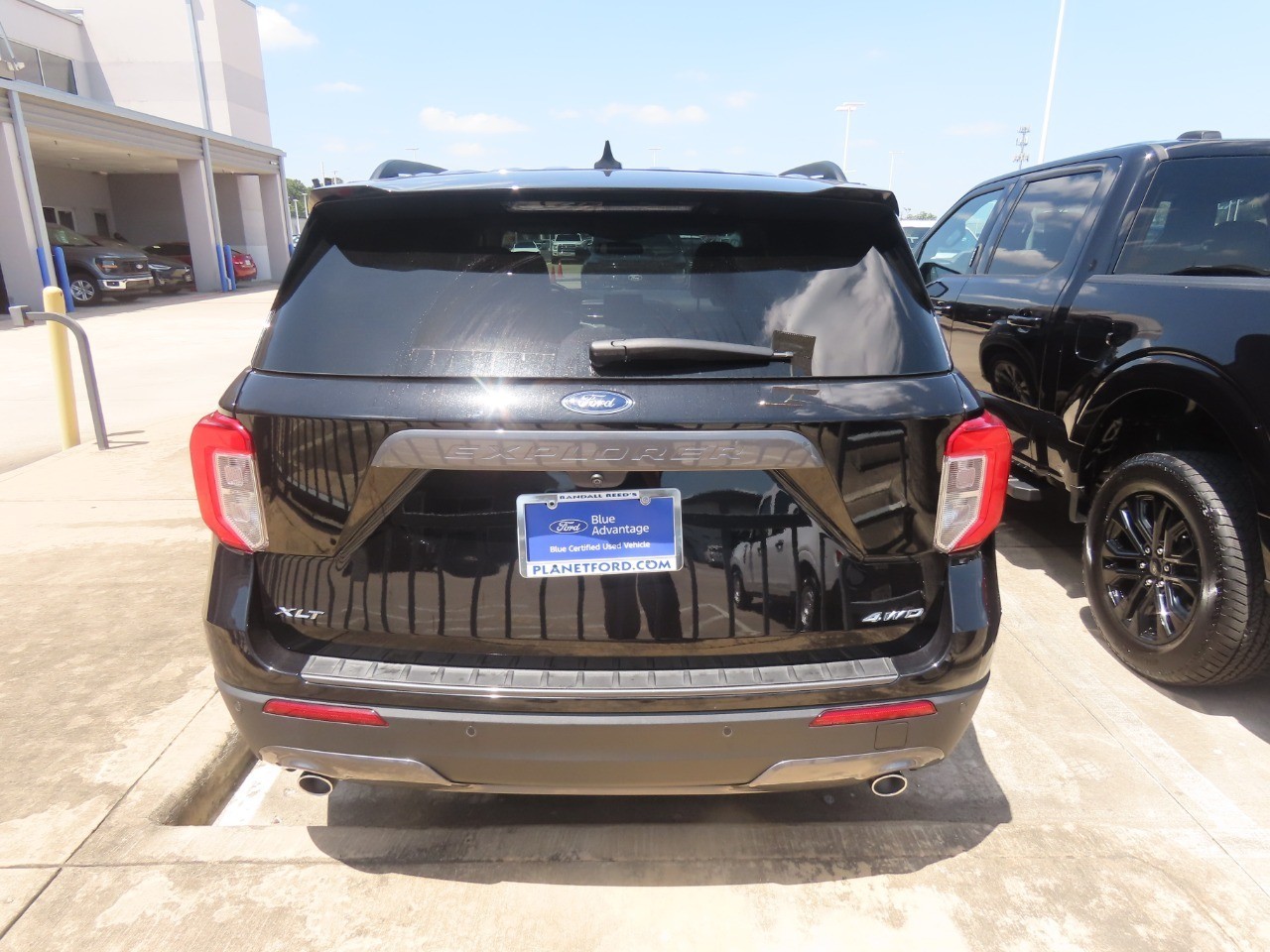 2023 Ford Explorer XLT Agate Black Metallic at Planet Ford