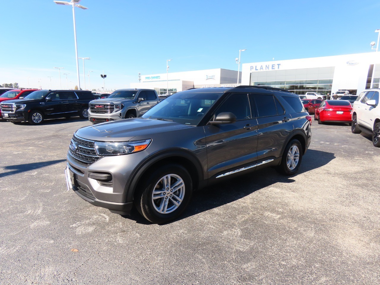 2022 Ford Explorer XLT Carbonized Gray Metallic at Planet Ford