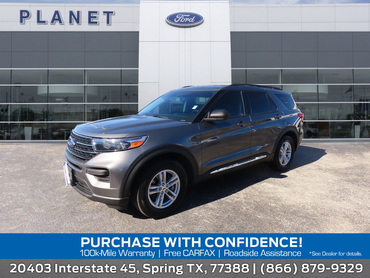 2022 Ford Explorer XLT Carbonized Gray Metallic at Planet Ford