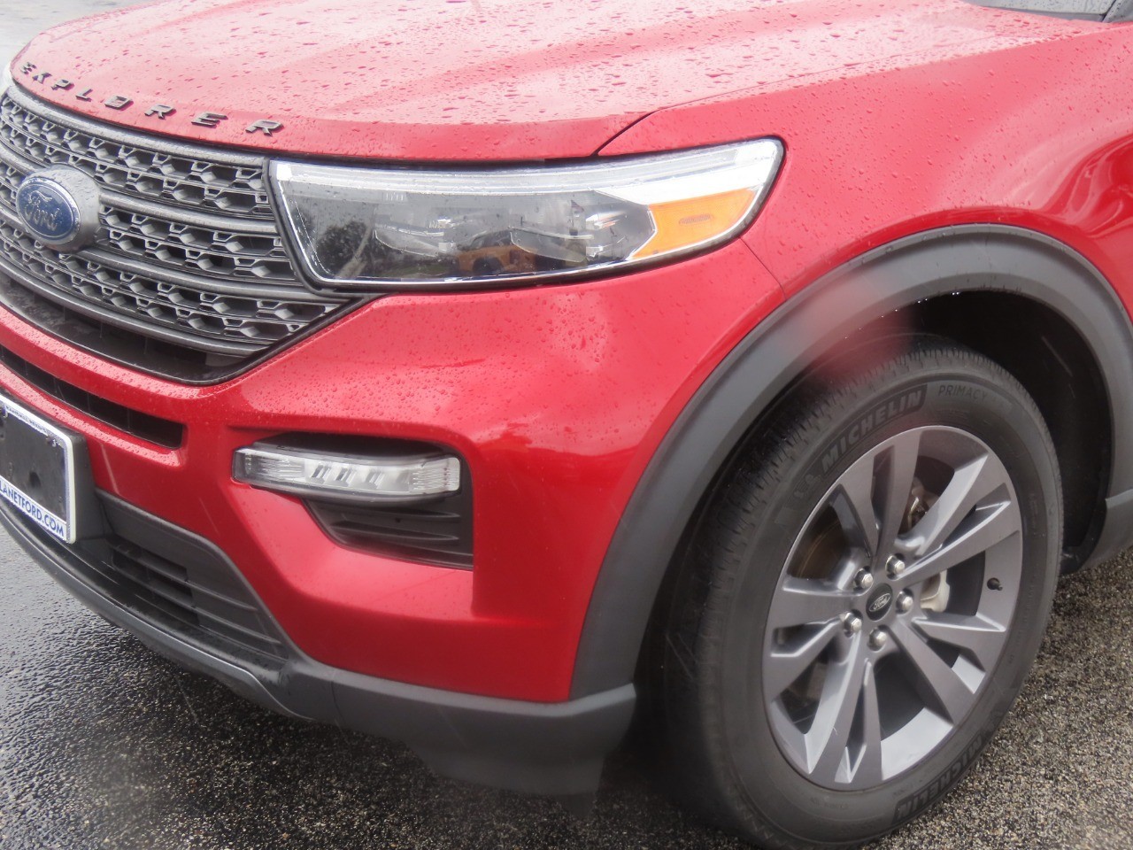 2023 Ford Explorer XLT Rapid Red Metallic Tinted Clearcoat at Planet Ford