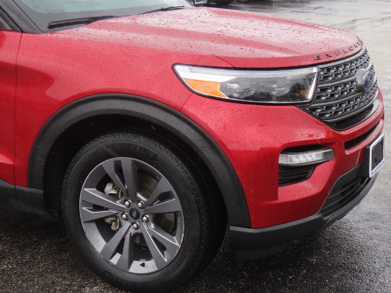 2023 Ford Explorer XLT Rapid Red Metallic Tinted Clearcoat at Planet Ford