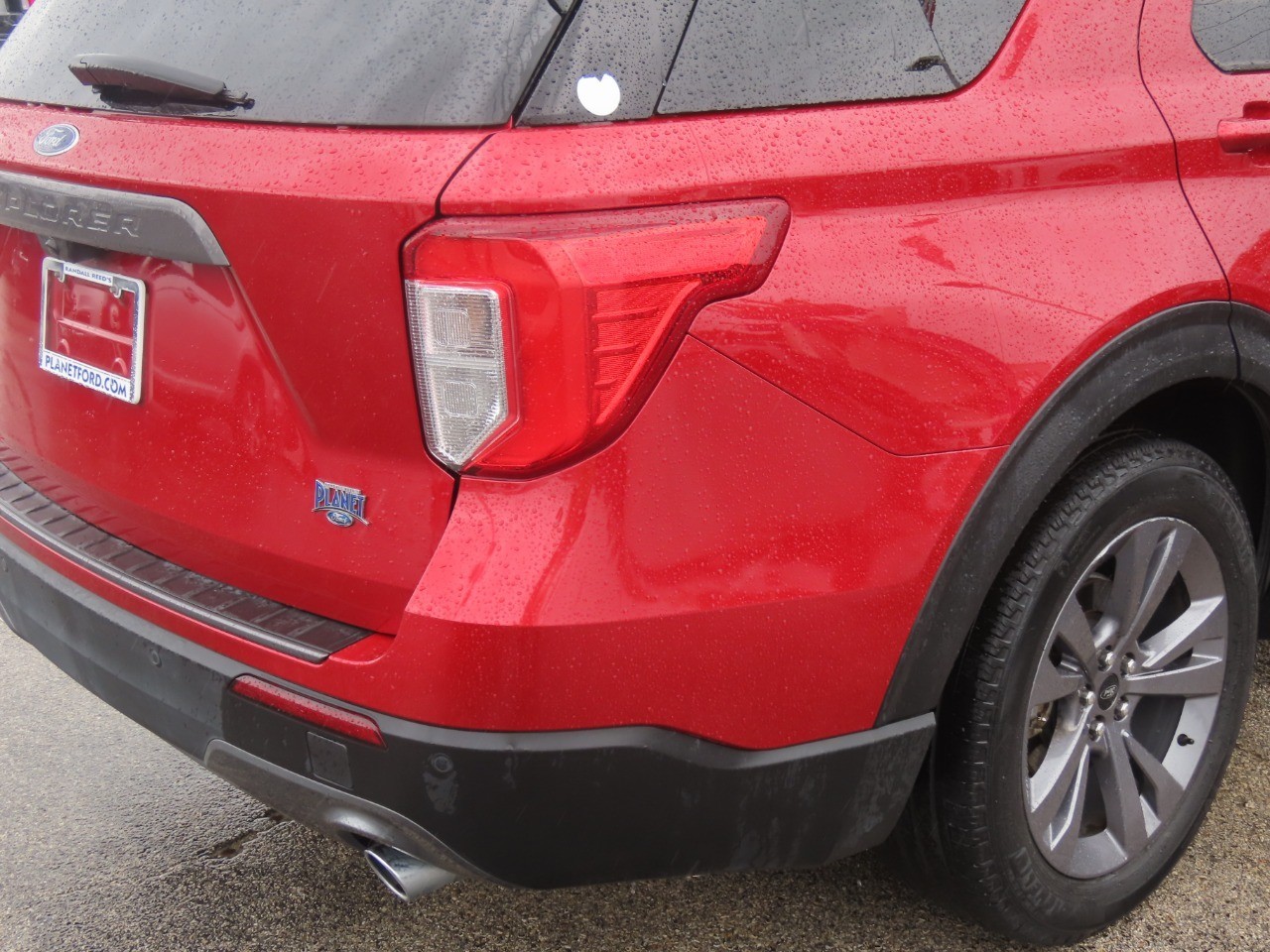2023 Ford Explorer XLT Rapid Red Metallic Tinted Clearcoat at Planet Ford