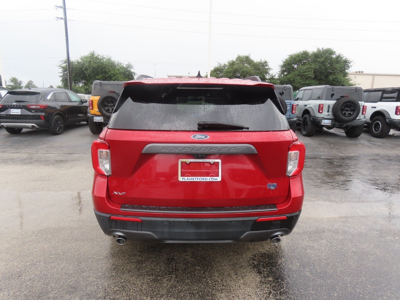 2023 Ford Explorer XLT Rapid Red Metallic Tinted Clearcoat at Planet Ford