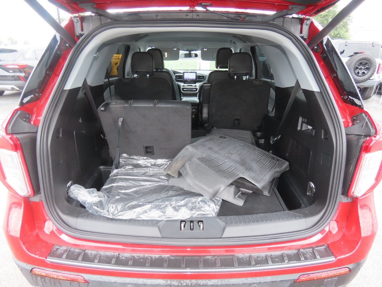 2023 Ford Explorer XLT Rapid Red Metallic Tinted Clearcoat at Planet Ford
