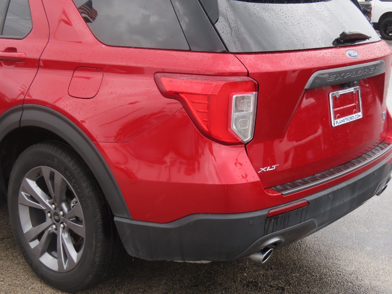 2023 Ford Explorer XLT Rapid Red Metallic Tinted Clearcoat at Planet Ford