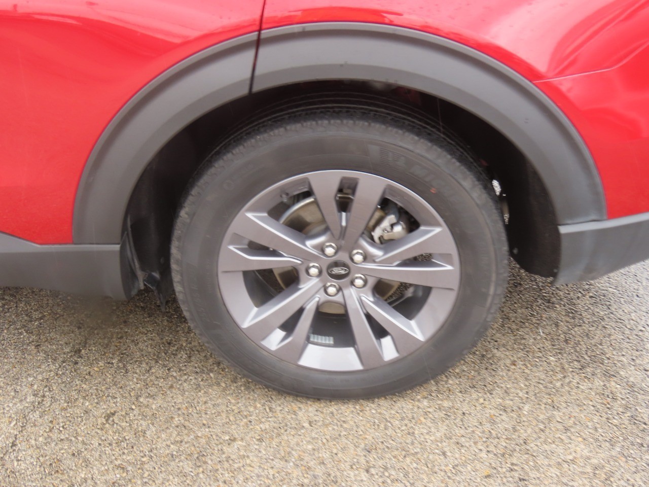 2023 Ford Explorer XLT Rapid Red Metallic Tinted Clearcoat at Planet Ford