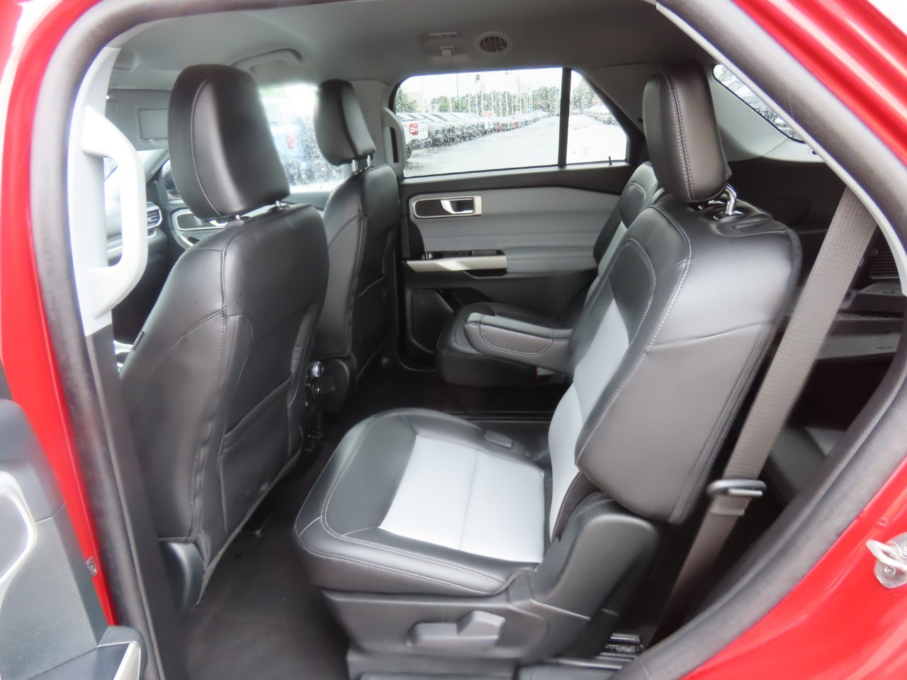 2023 Ford Explorer XLT Rapid Red Metallic Tinted Clearcoat at Planet Ford