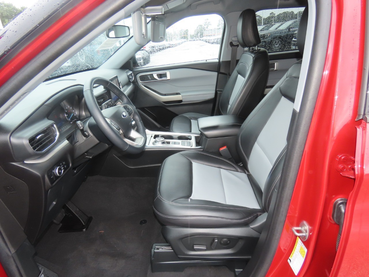 2023 Ford Explorer XLT Rapid Red Metallic Tinted Clearcoat at Planet Ford