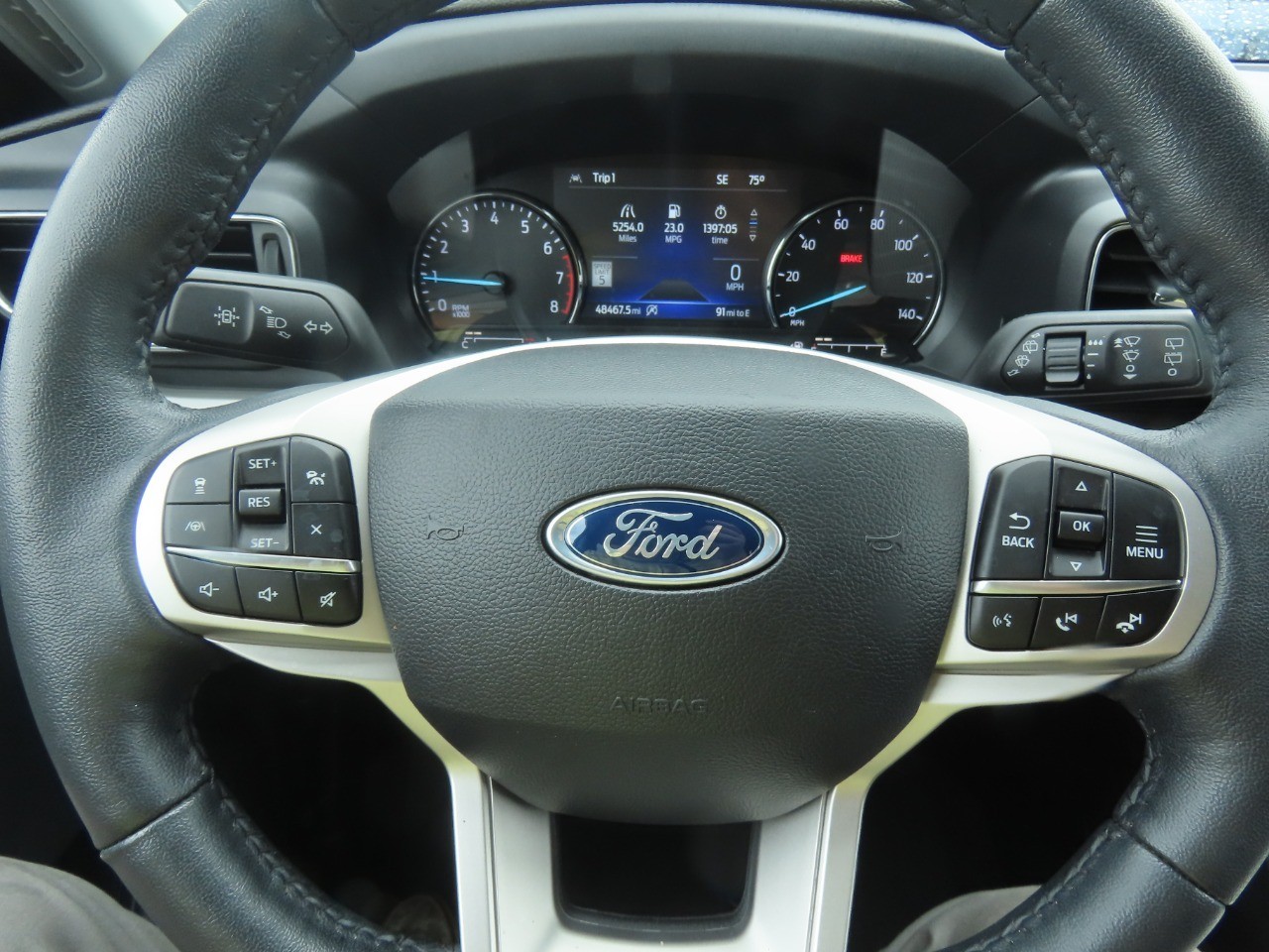 2023 Ford Explorer XLT Rapid Red Metallic Tinted Clearcoat at Planet Ford