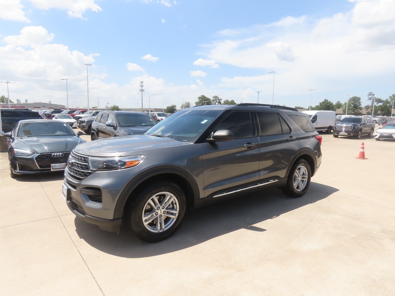 2023 Ford Explorer XLT Carbonized Gray Metallic at Planet Ford