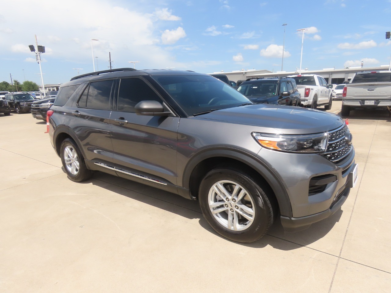 2023 Ford Explorer XLT Carbonized Gray Metallic at Planet Ford