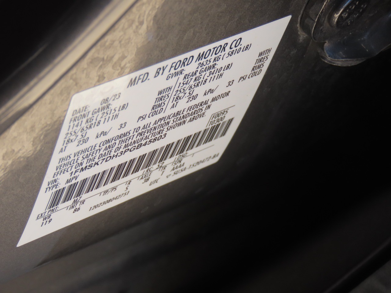 2023 Ford Explorer XLT Carbonized Gray Metallic at Planet Ford