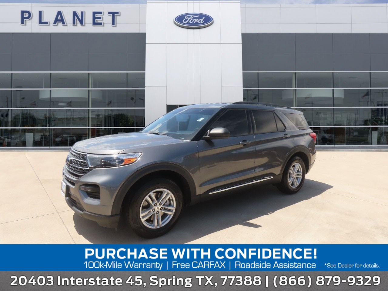 2023 Ford Explorer XLT Carbonized Gray Metallic at Planet Ford