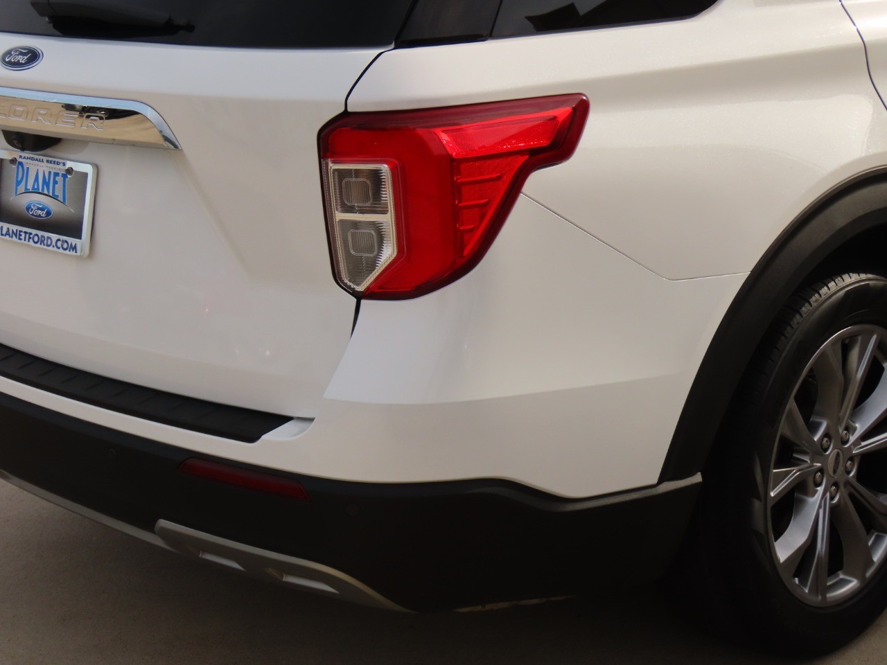 2022 Ford Explorer XLT Star White Metallic Tri-Coat at Planet Ford