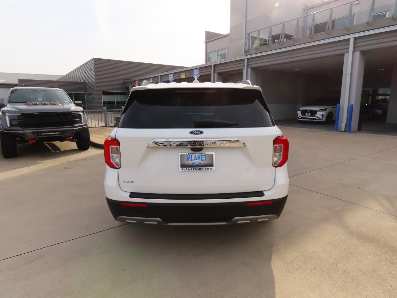 2022 Ford Explorer XLT Star White Metallic Tri-Coat at Planet Ford