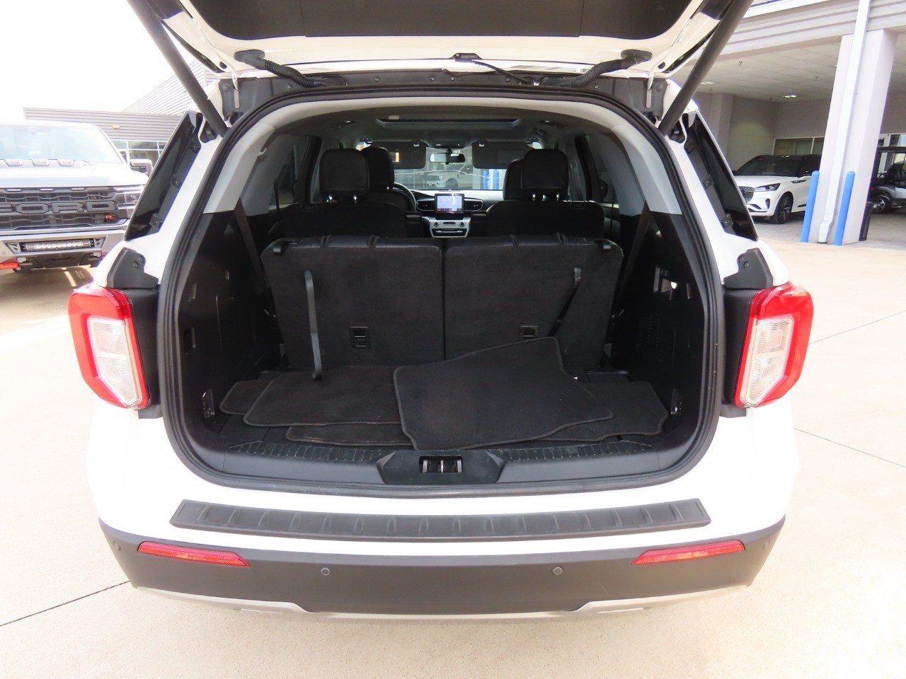 2022 Ford Explorer XLT Star White Metallic Tri-Coat at Planet Ford