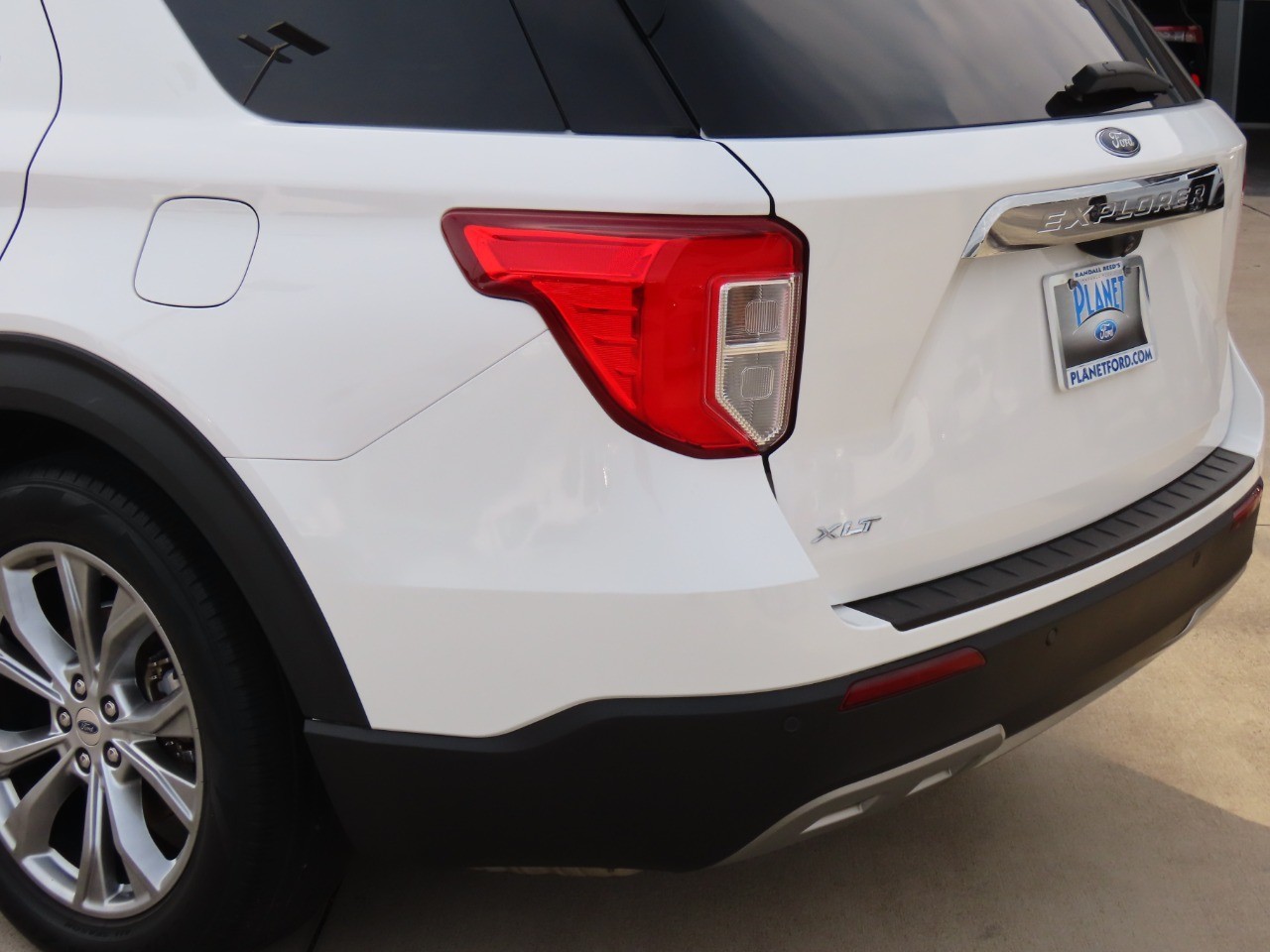 2022 Ford Explorer XLT Star White Metallic Tri-Coat at Planet Ford
