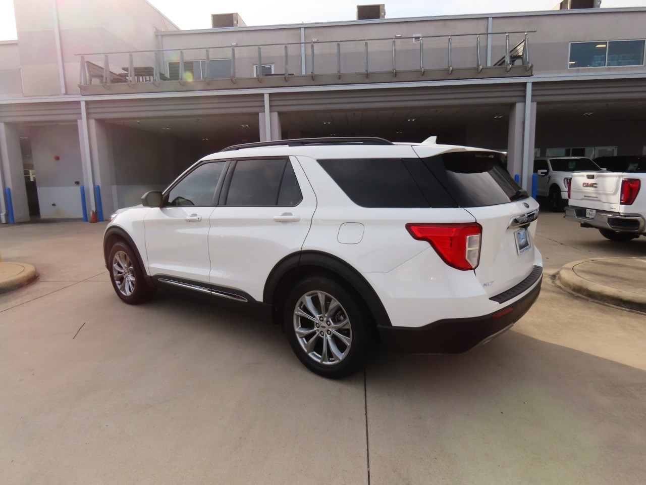 2022 Ford Explorer XLT Star White Metallic Tri-Coat at Planet Ford