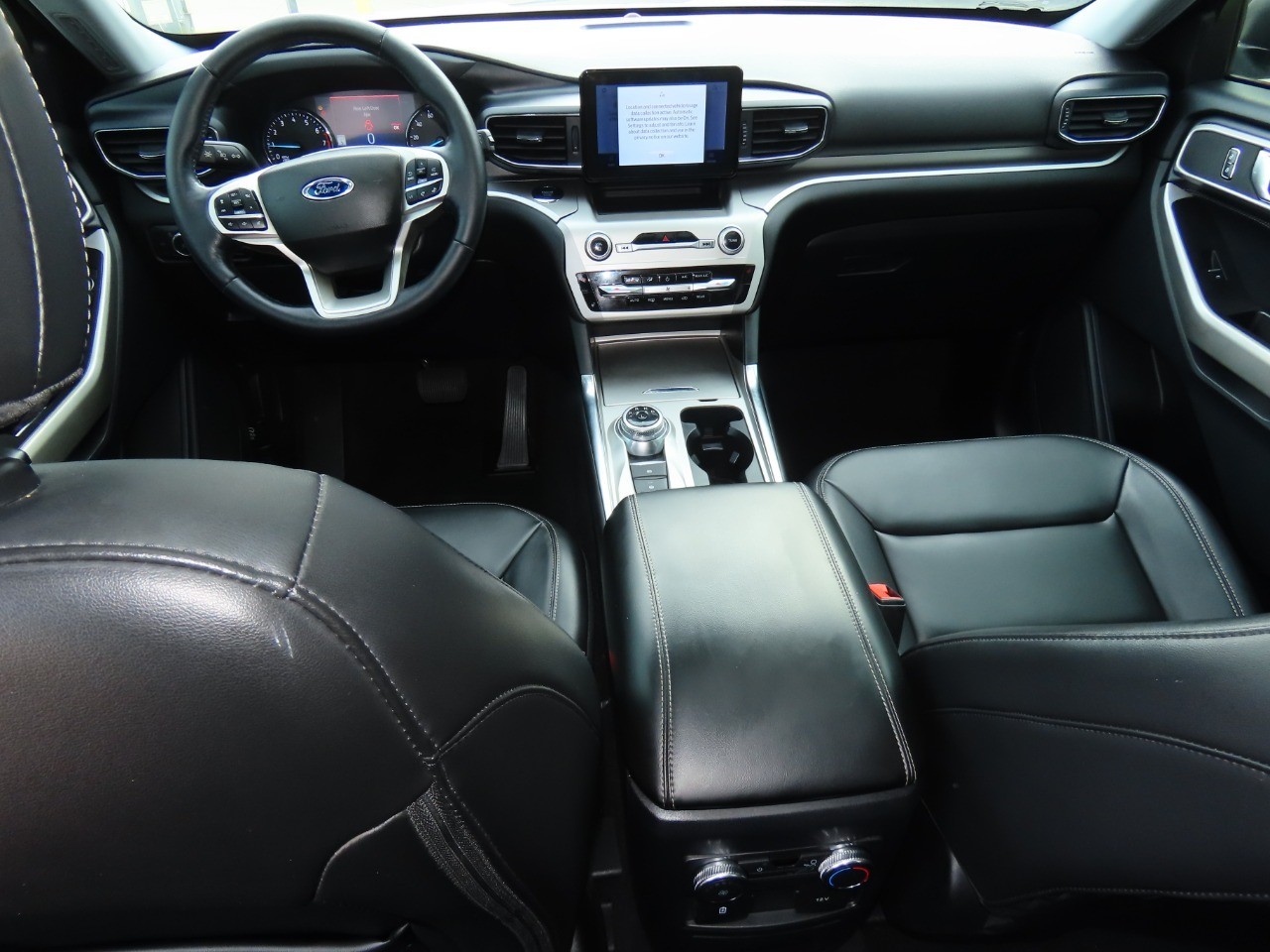 2022 Ford Explorer XLT Star White Metallic Tri-Coat at Planet Ford