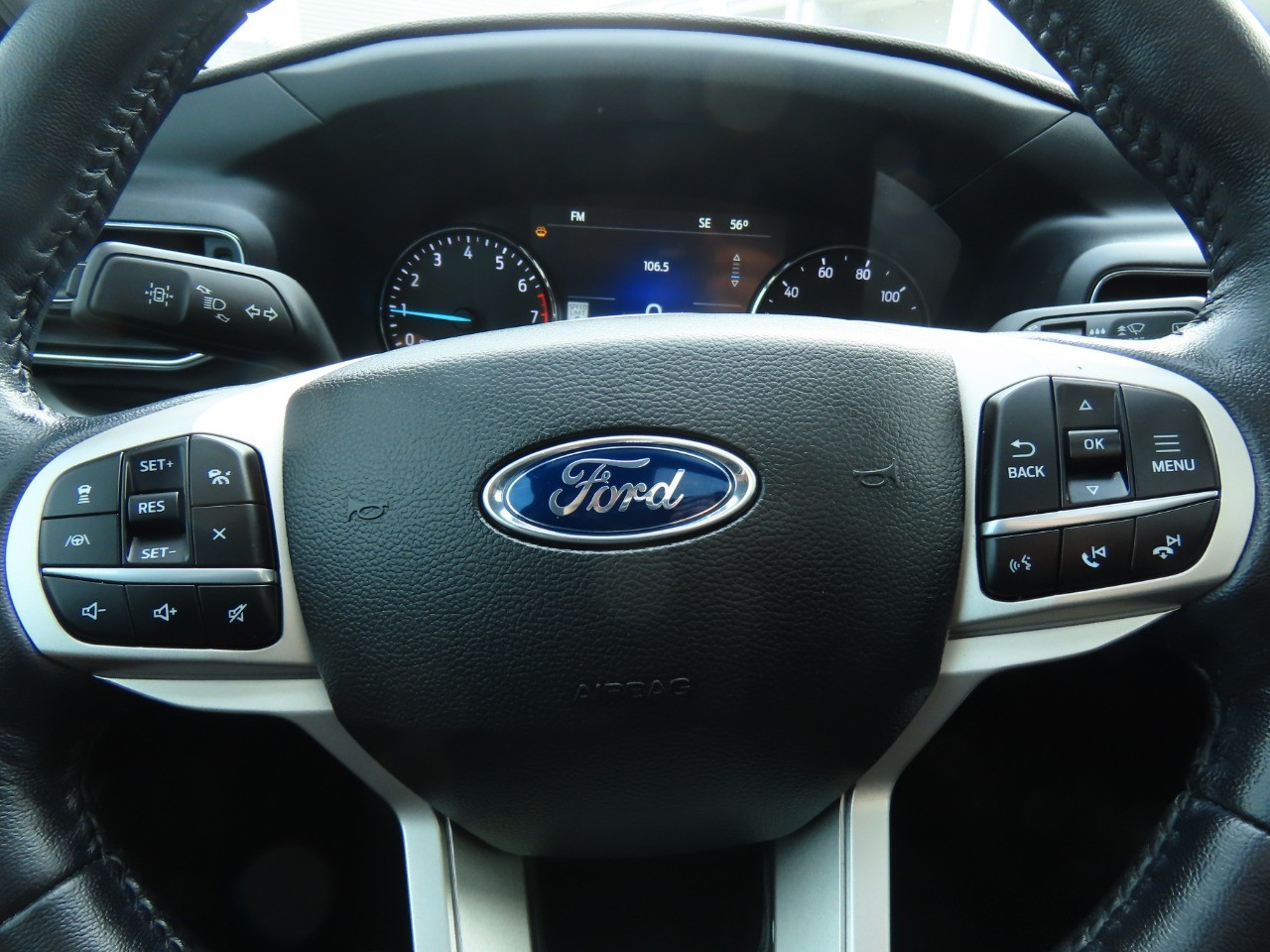 2022 Ford Explorer XLT Star White Metallic Tri-Coat at Planet Ford