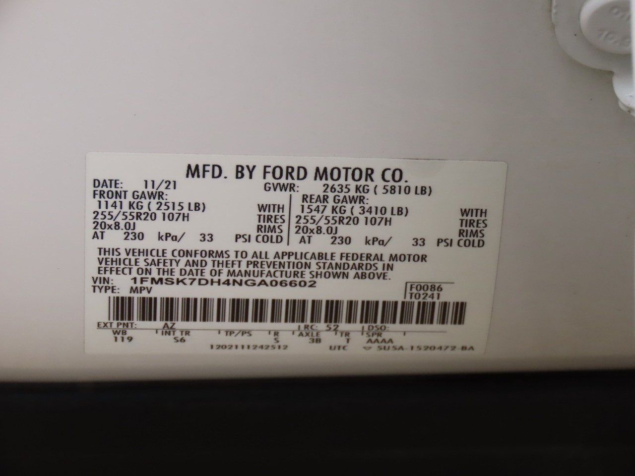 2022 Ford Explorer XLT Star White Metallic Tri-Coat at Planet Ford