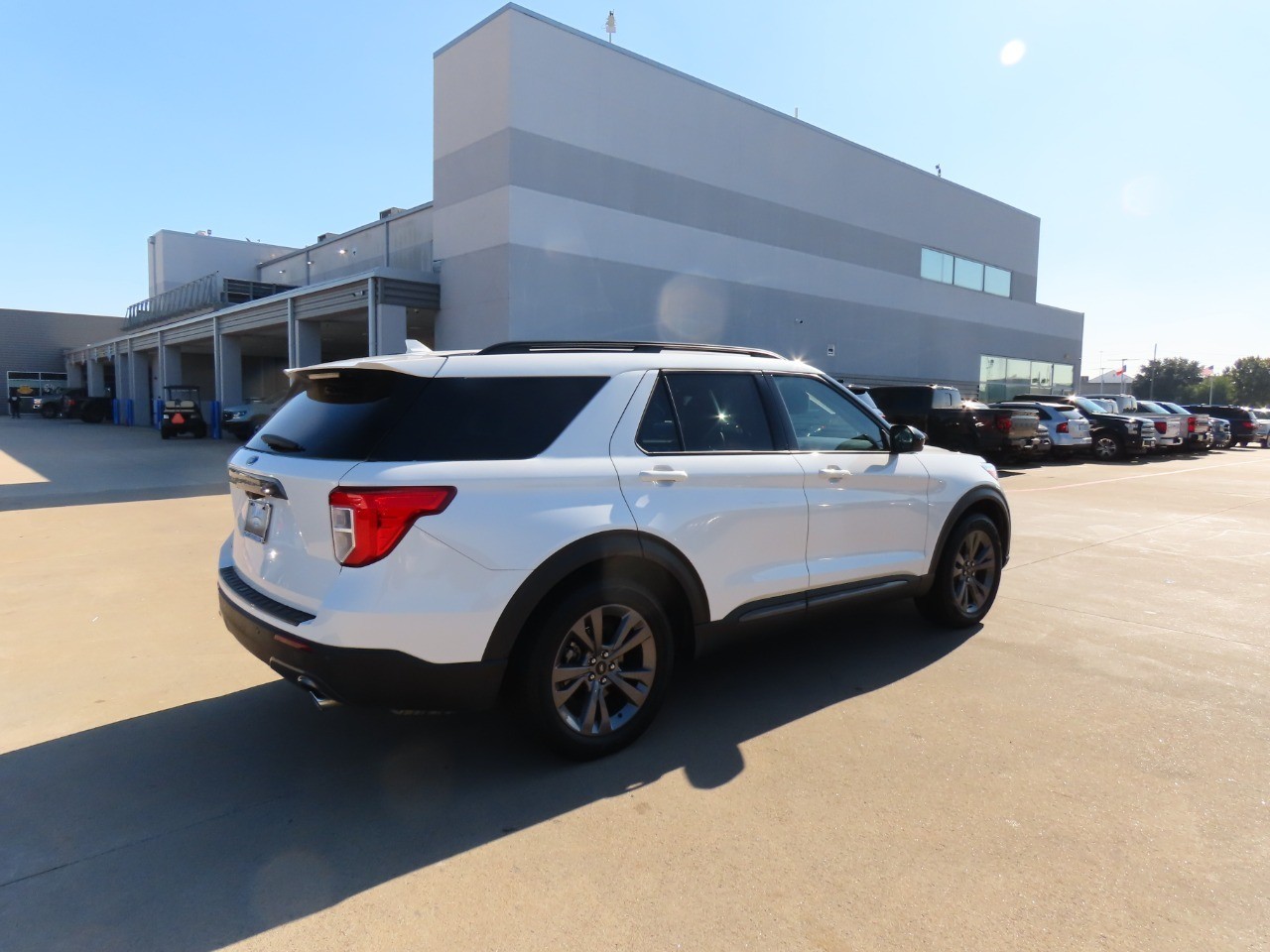 2022 Ford Explorer XLT Star White Metallic Tri-Coat at Planet Ford