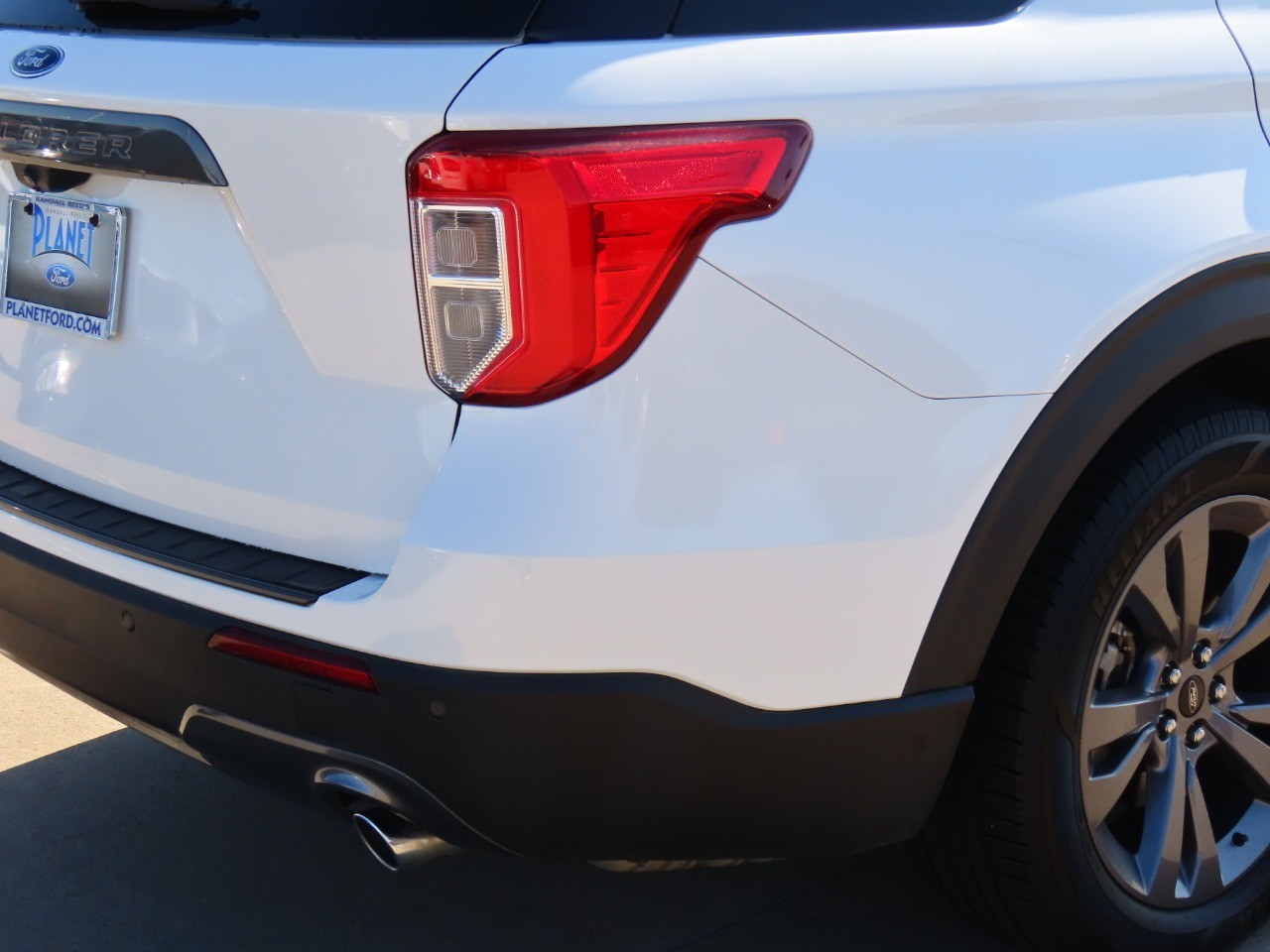 2022 Ford Explorer XLT Star White Metallic Tri-Coat at Planet Ford