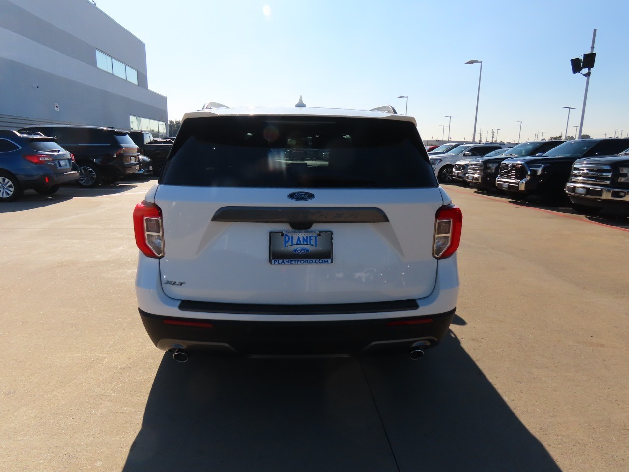 2022 Ford Explorer XLT Star White Metallic Tri-Coat at Planet Ford