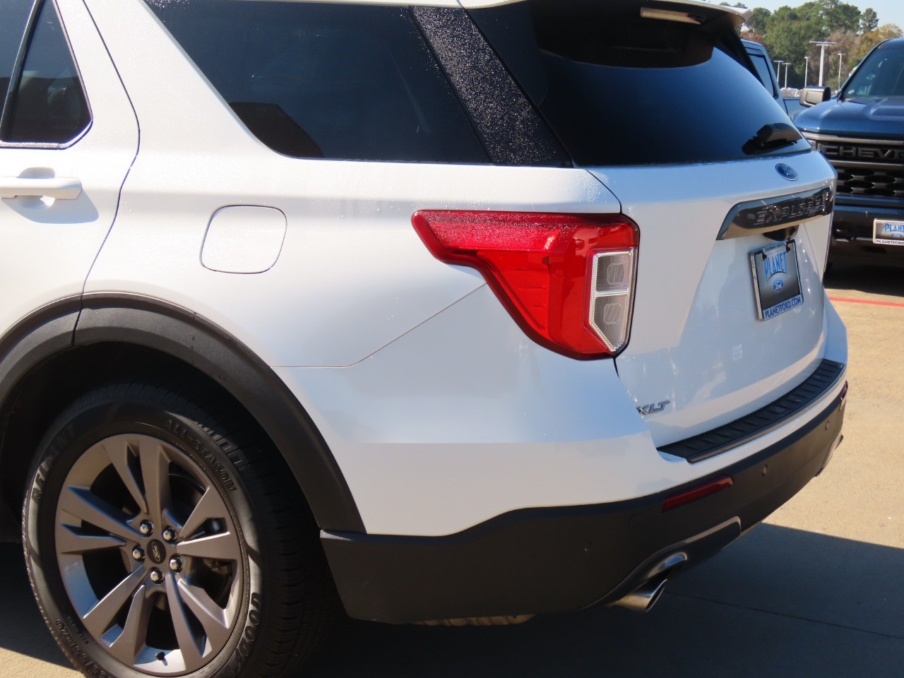 2022 Ford Explorer XLT Star White Metallic Tri-Coat at Planet Ford