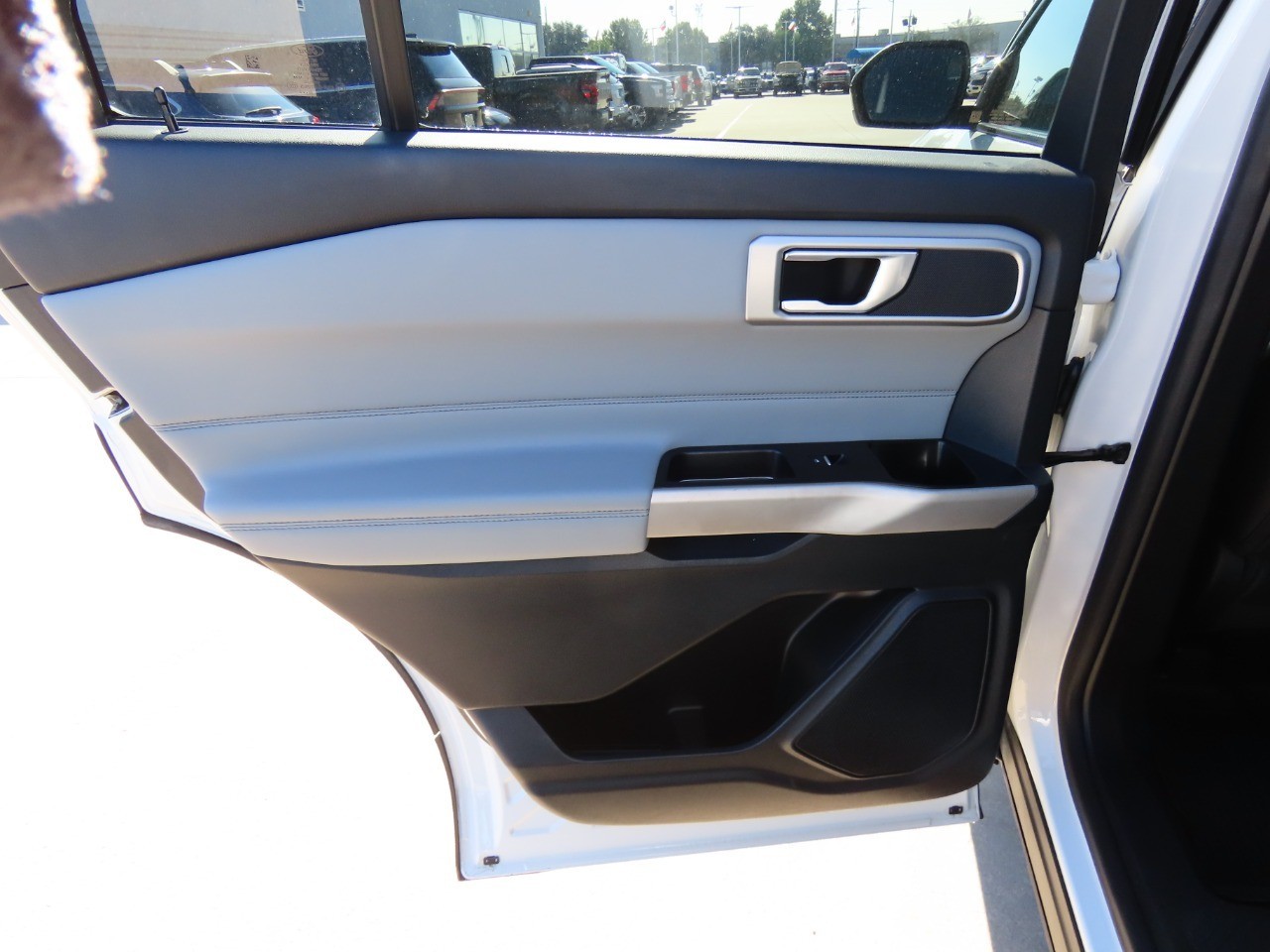 2022 Ford Explorer XLT Star White Metallic Tri-Coat at Planet Ford