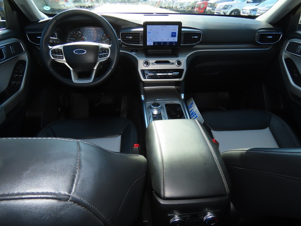 2022 Ford Explorer XLT Star White Metallic Tri-Coat at Planet Ford