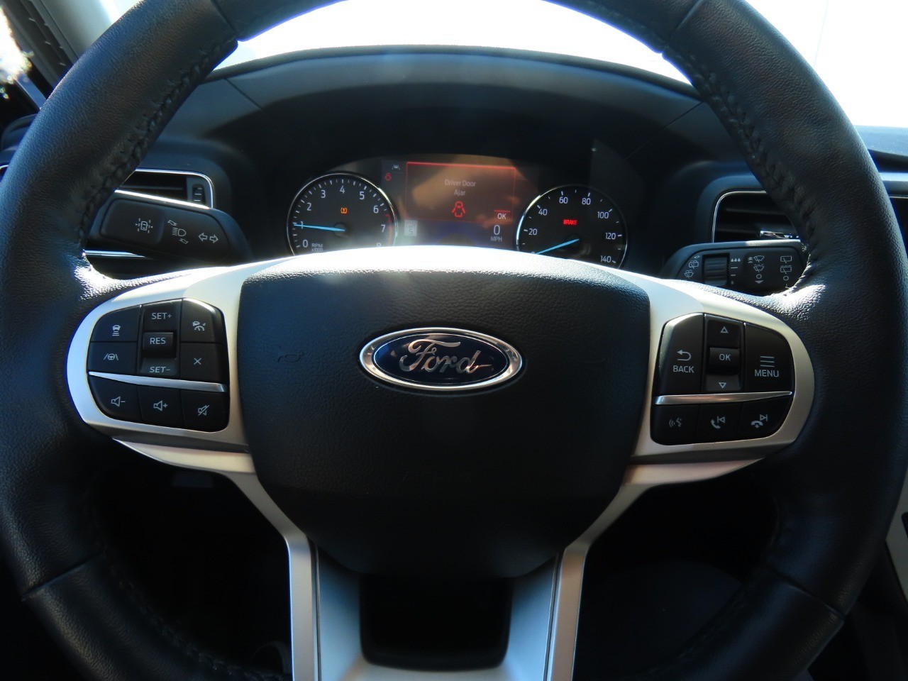 2022 Ford Explorer XLT Star White Metallic Tri-Coat at Planet Ford