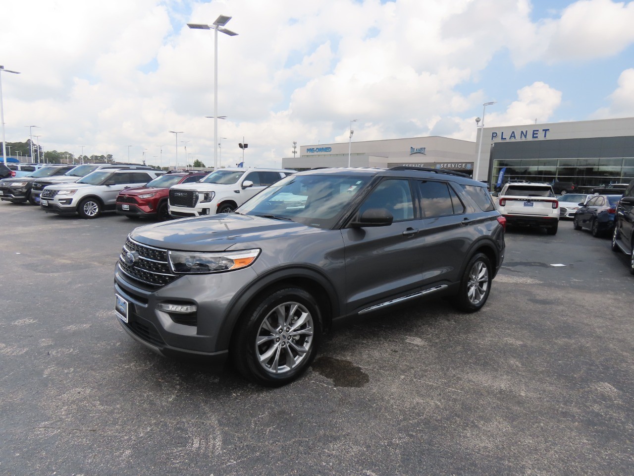 2022 Ford Explorer XLT Carbonized Gray Metallic at Planet Ford