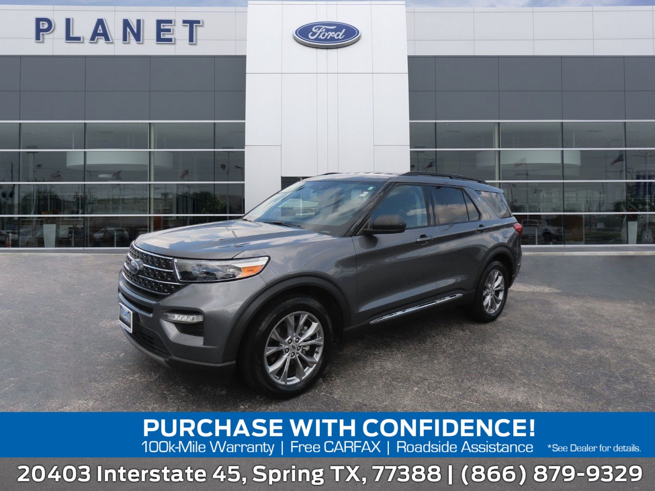 2022 Ford Explorer XLT Carbonized Gray Metallic at Planet Ford