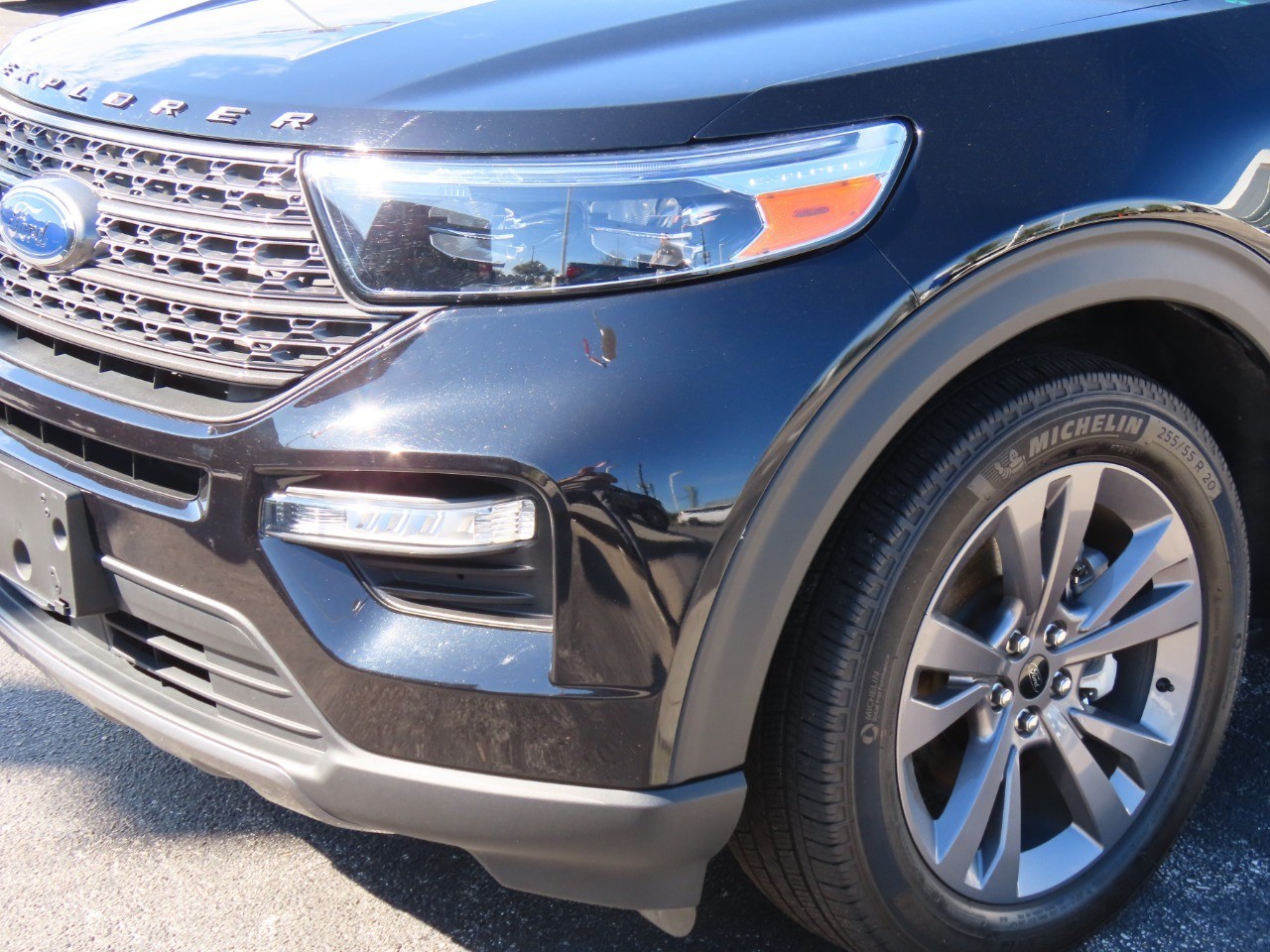 2023 Ford Explorer XLT Agate Black Metallic at Planet Ford