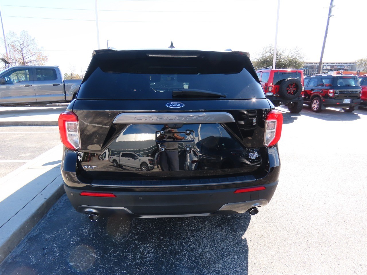 2023 Ford Explorer XLT Agate Black Metallic at Planet Ford