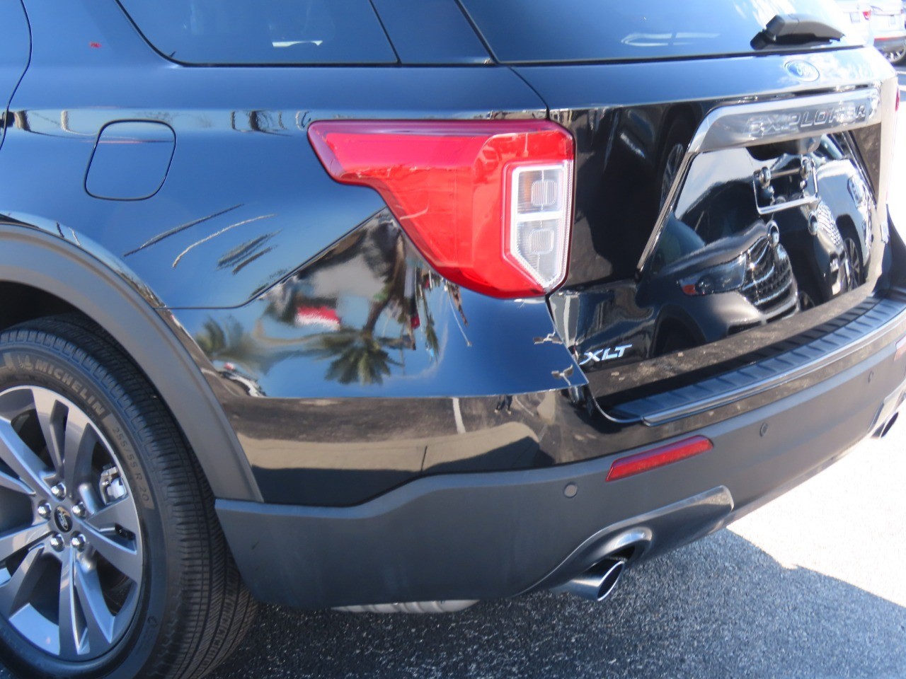 2023 Ford Explorer XLT Agate Black Metallic at Planet Ford