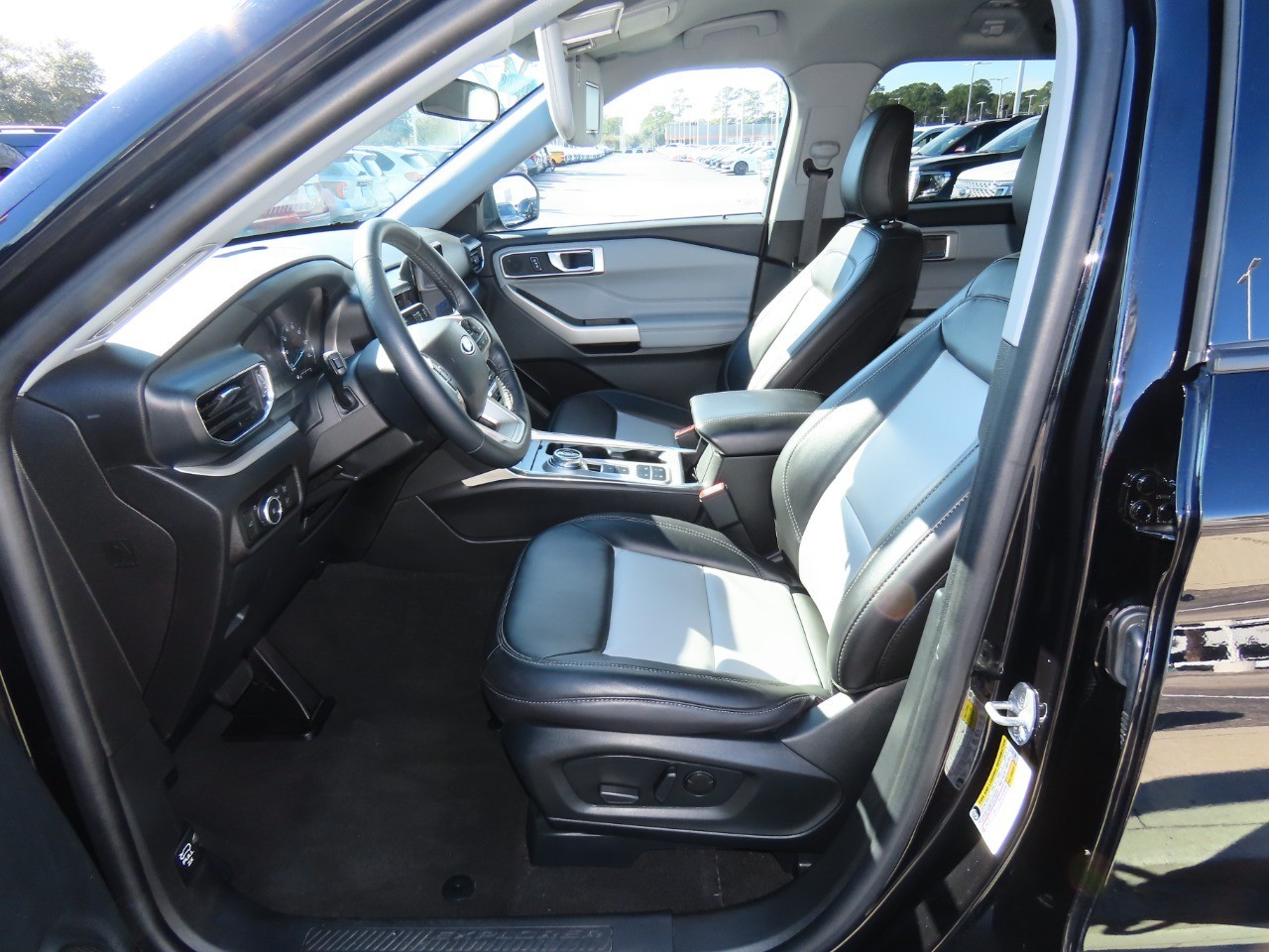 2023 Ford Explorer XLT Agate Black Metallic at Planet Ford