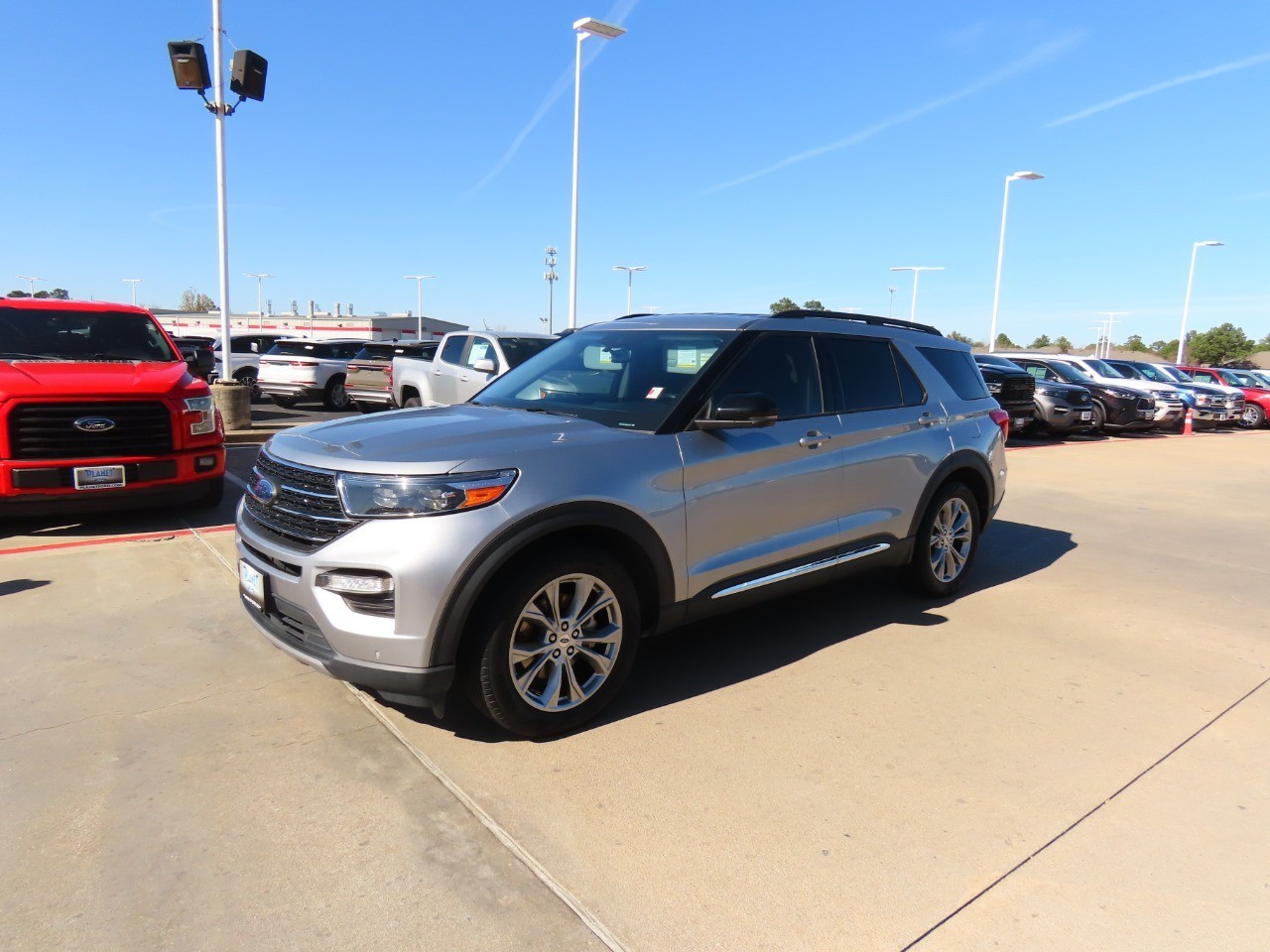 2022 Ford Explorer XLT Iconic Silver Metallic at Planet Ford