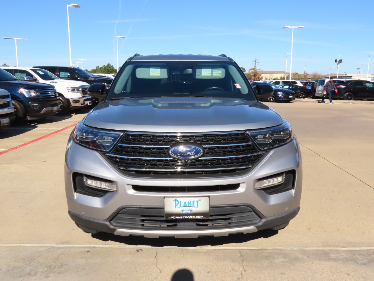 2022 Ford Explorer XLT Iconic Silver Metallic at Planet Ford