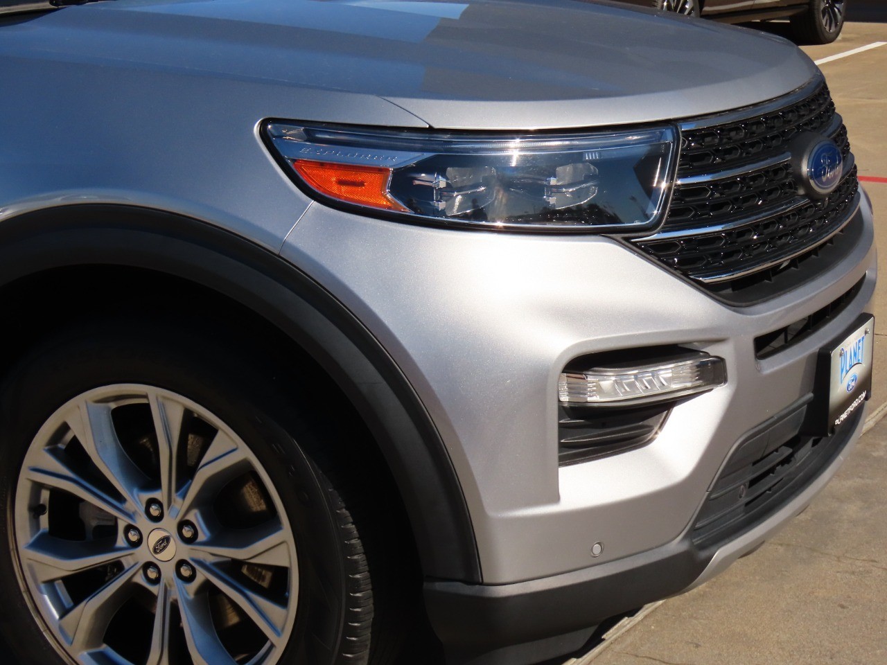 2022 Ford Explorer XLT Iconic Silver Metallic at Planet Ford