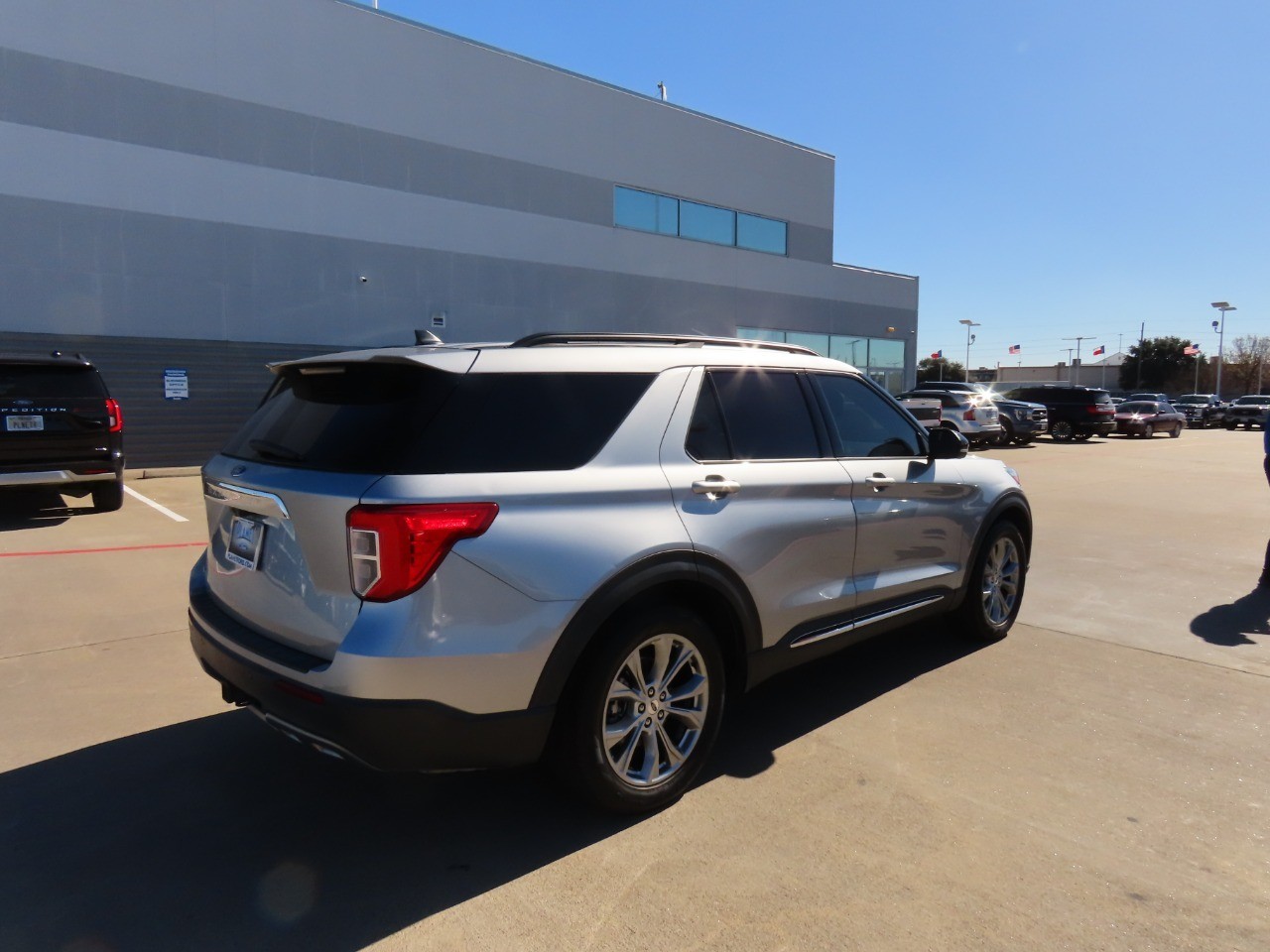 2022 Ford Explorer XLT Iconic Silver Metallic at Planet Ford