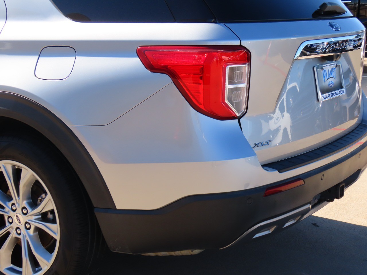 2022 Ford Explorer XLT Iconic Silver Metallic at Planet Ford